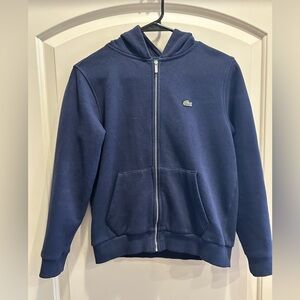 Lacoste Kids Dark Blue Zip-Up size 12